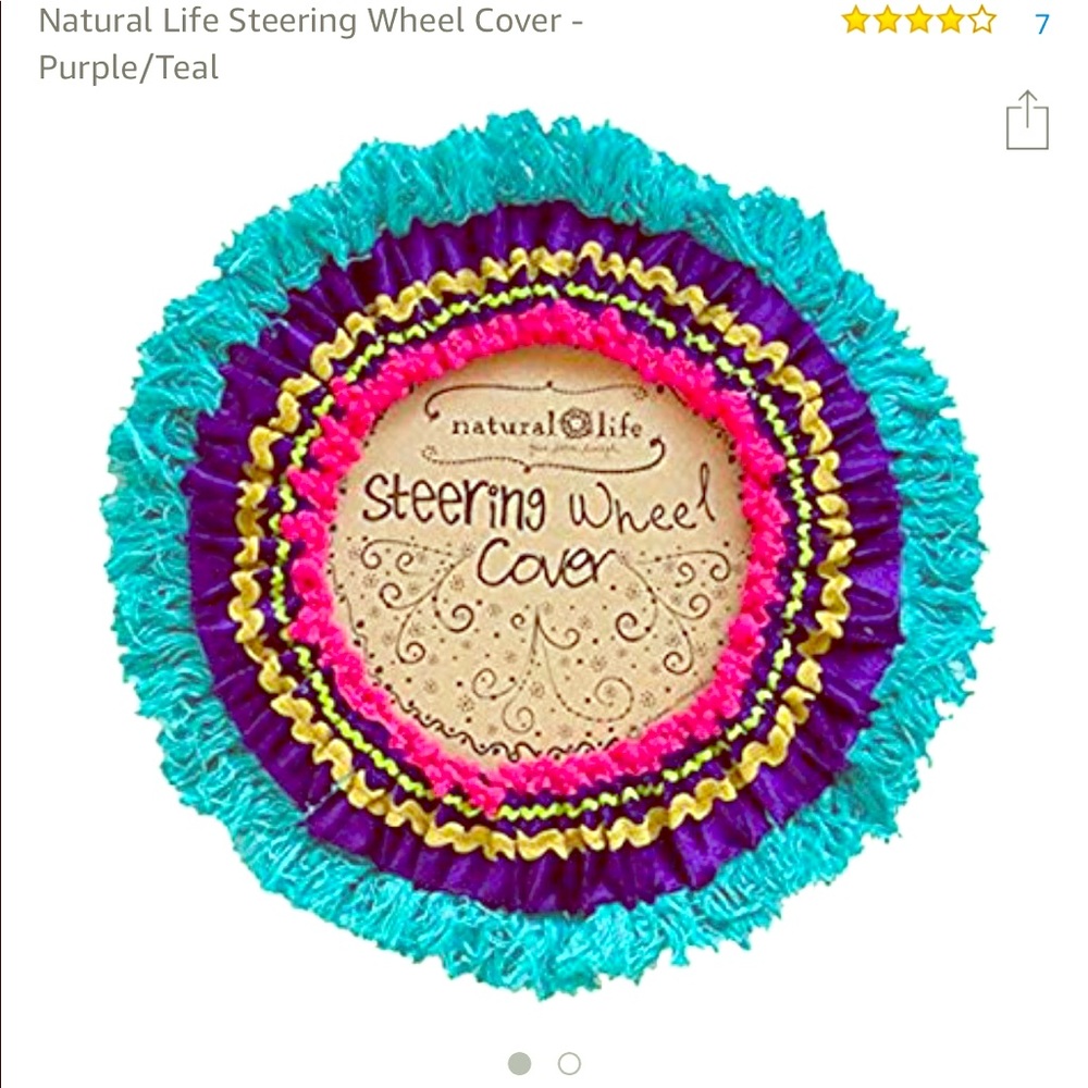 Natural Life boho steering wheel cover